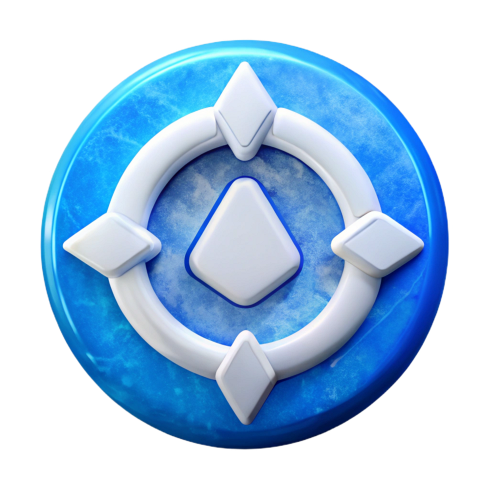serene minimalist Social Impact Symbol Transparent Background Blue Hue authentic png