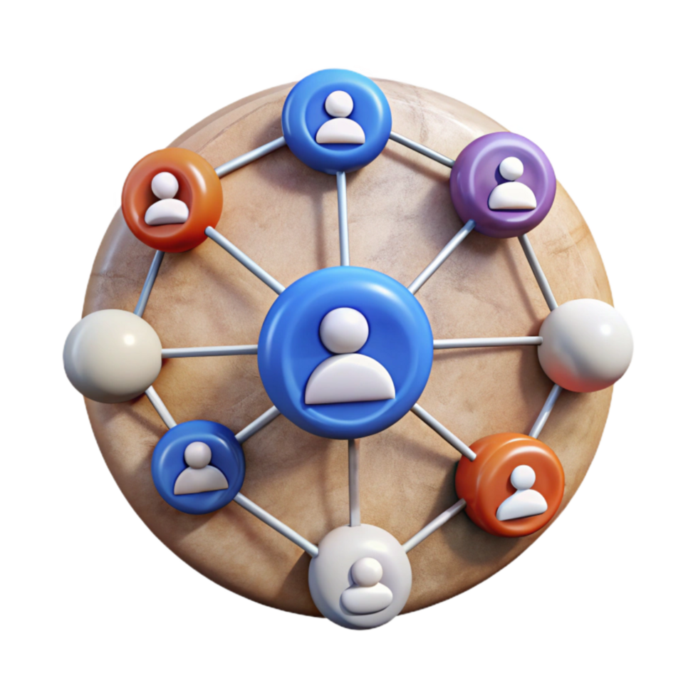 beautiful artistic Social Media Network Icons Isolated with Shadows genuine png