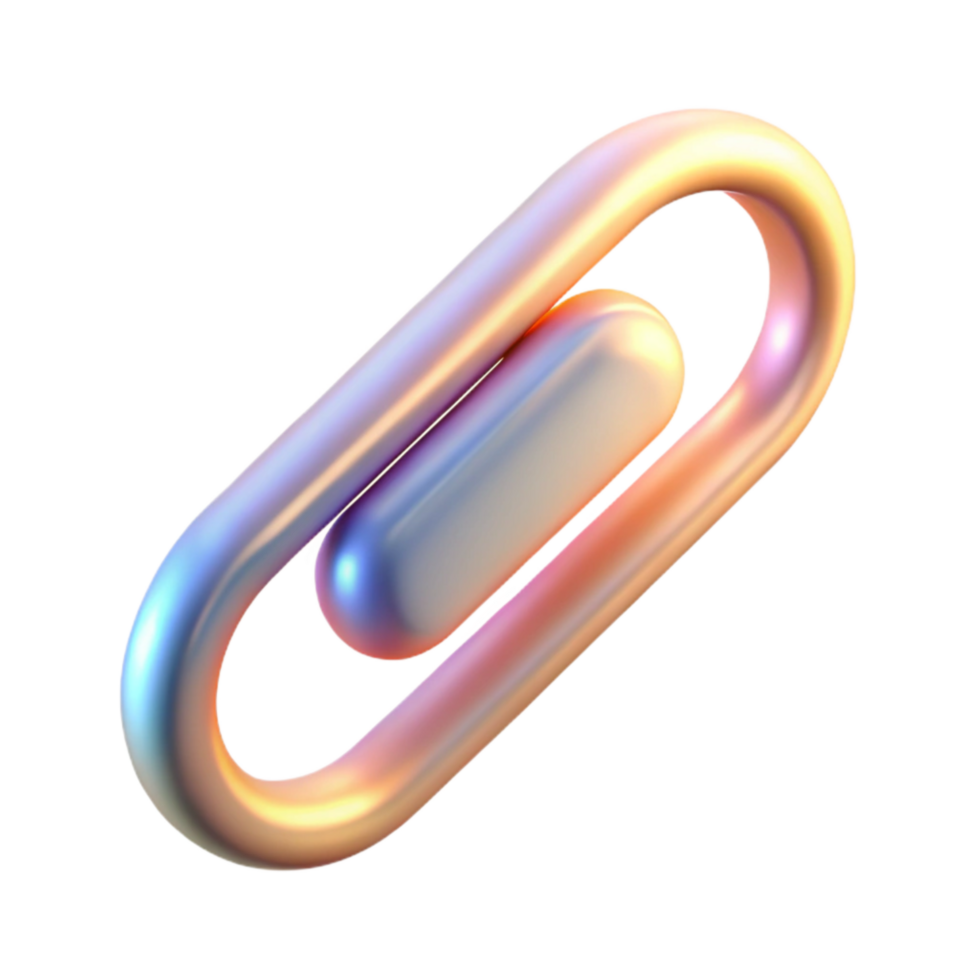 magnificent vintage Soft Glow on Paper Clip Transparent detailed png