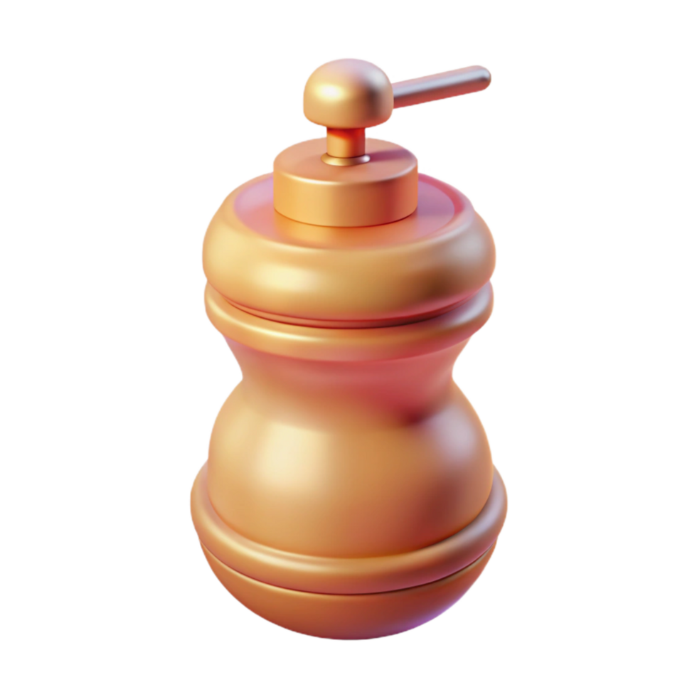 wonderful contemporary Soft Glow on Pepper Grinder Transparent Background high resolution png