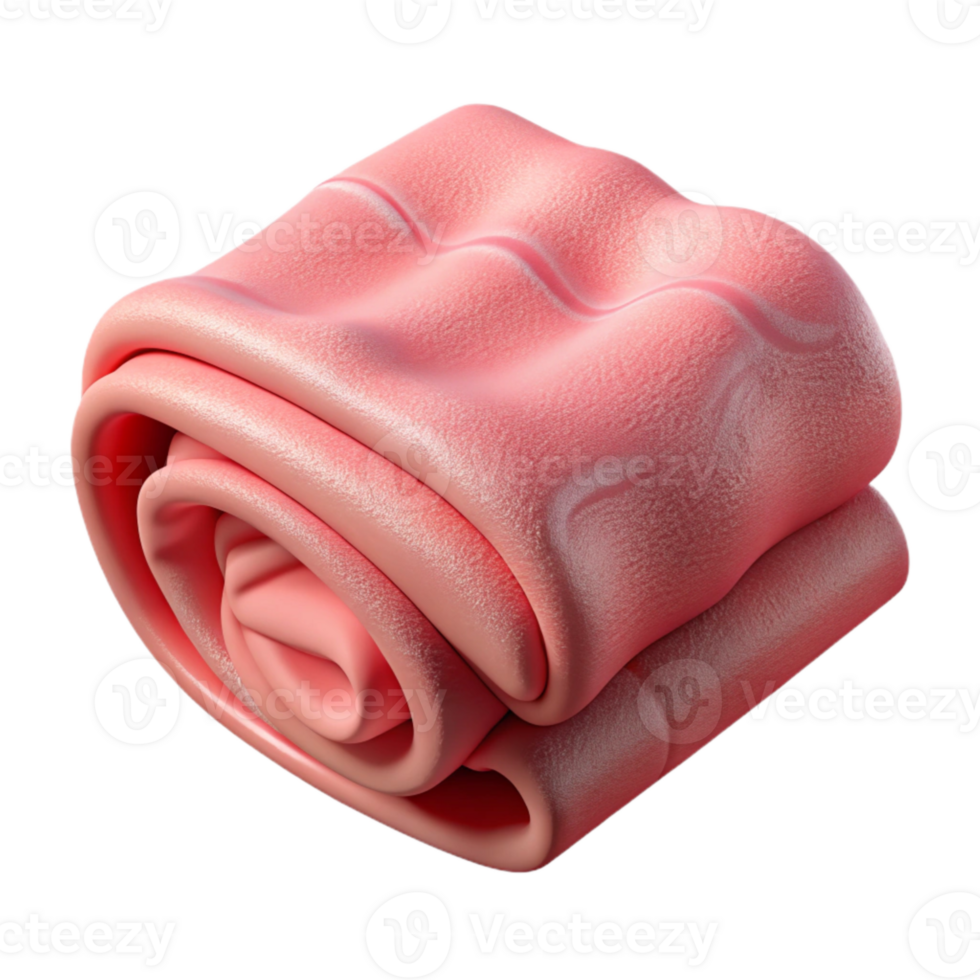 stunning modern Soft Pink Blanket Folded Transparent Background exclusive png