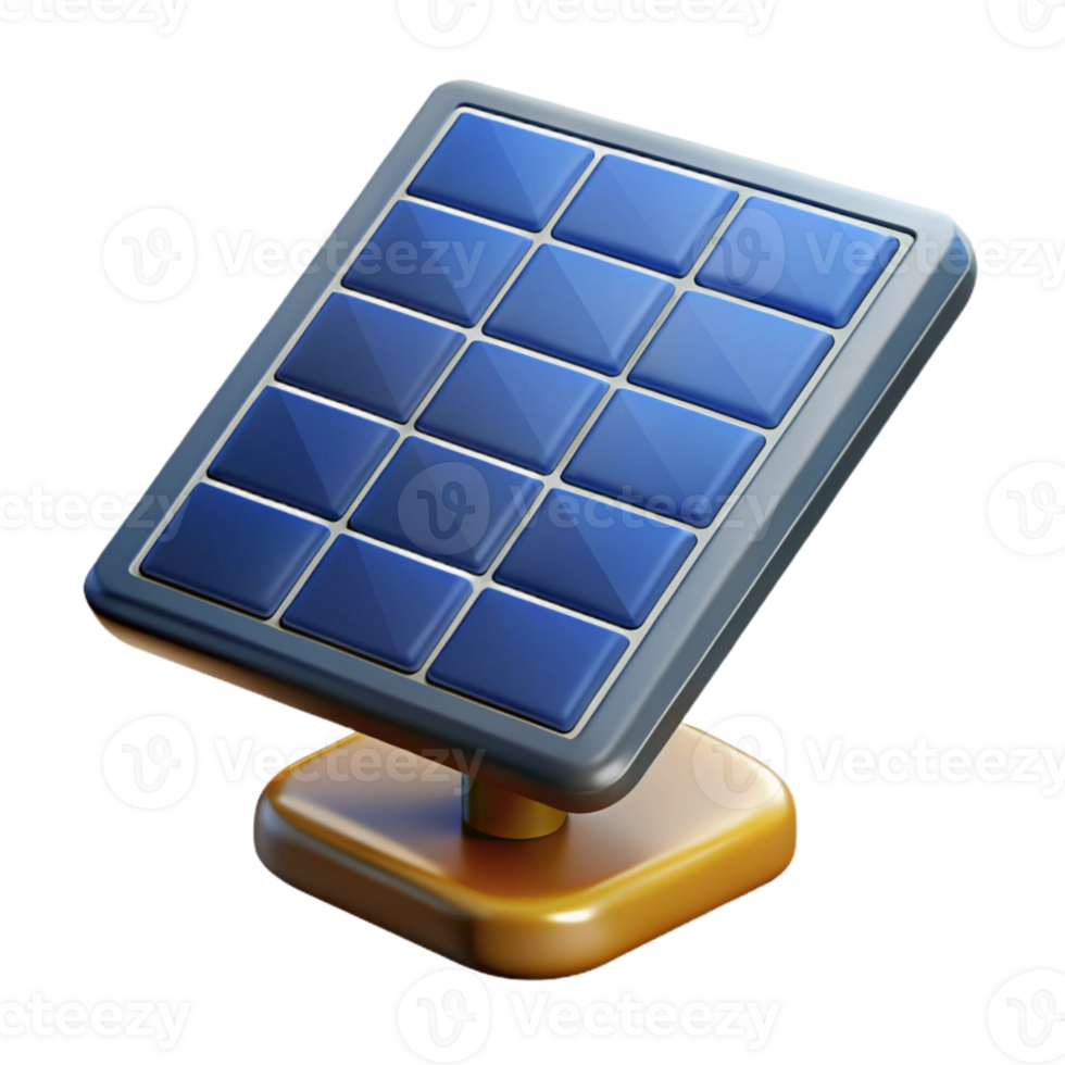 beautiful contemporary Solar Panel Energy Transparent Background premium png