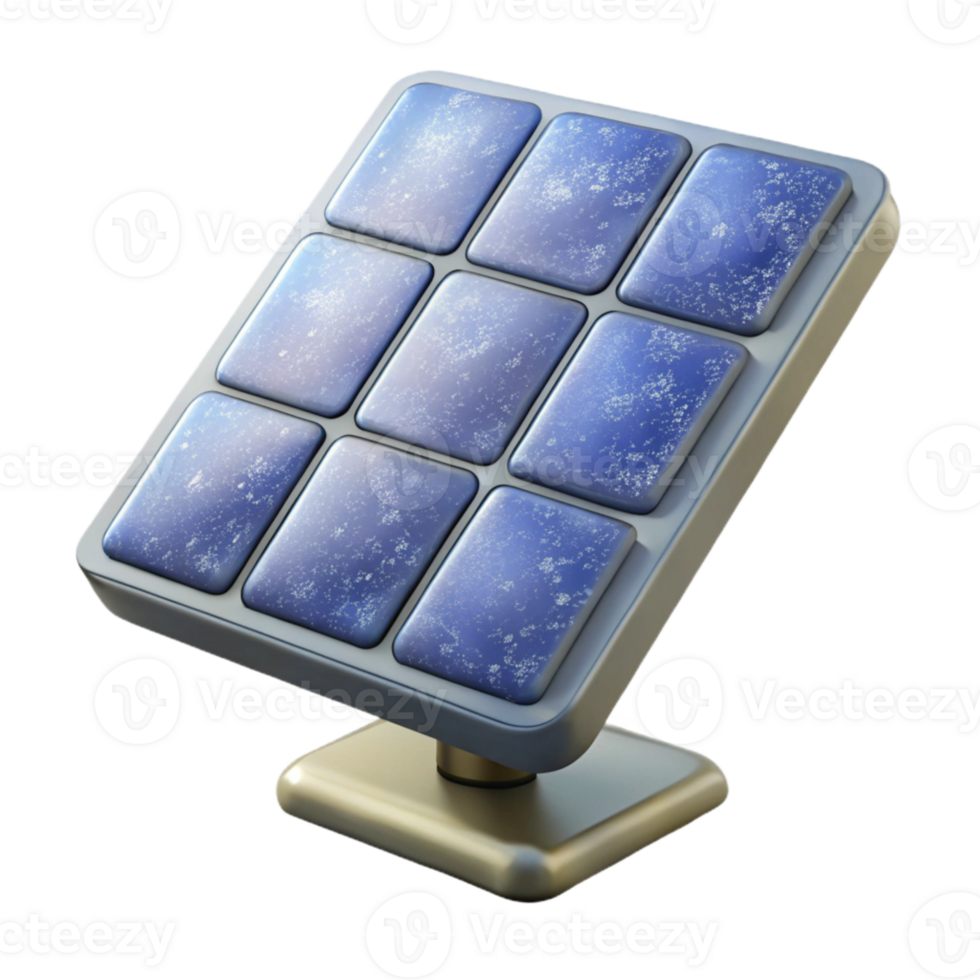 elegant abstract Solar Panel Energy Transparent Background authentic png