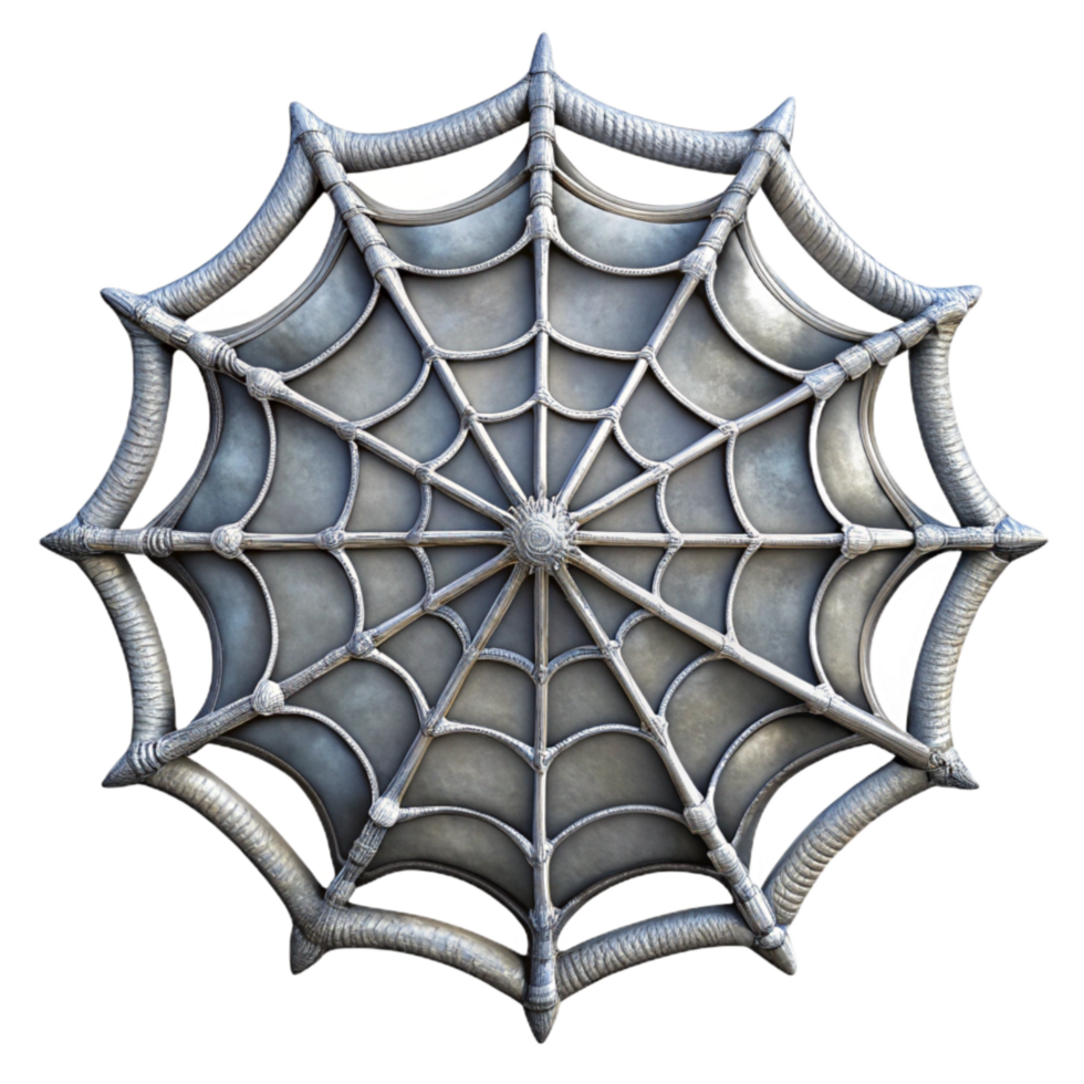 stunning artistic Spider Web Dew Covered Strands Isolated Cutout professional png