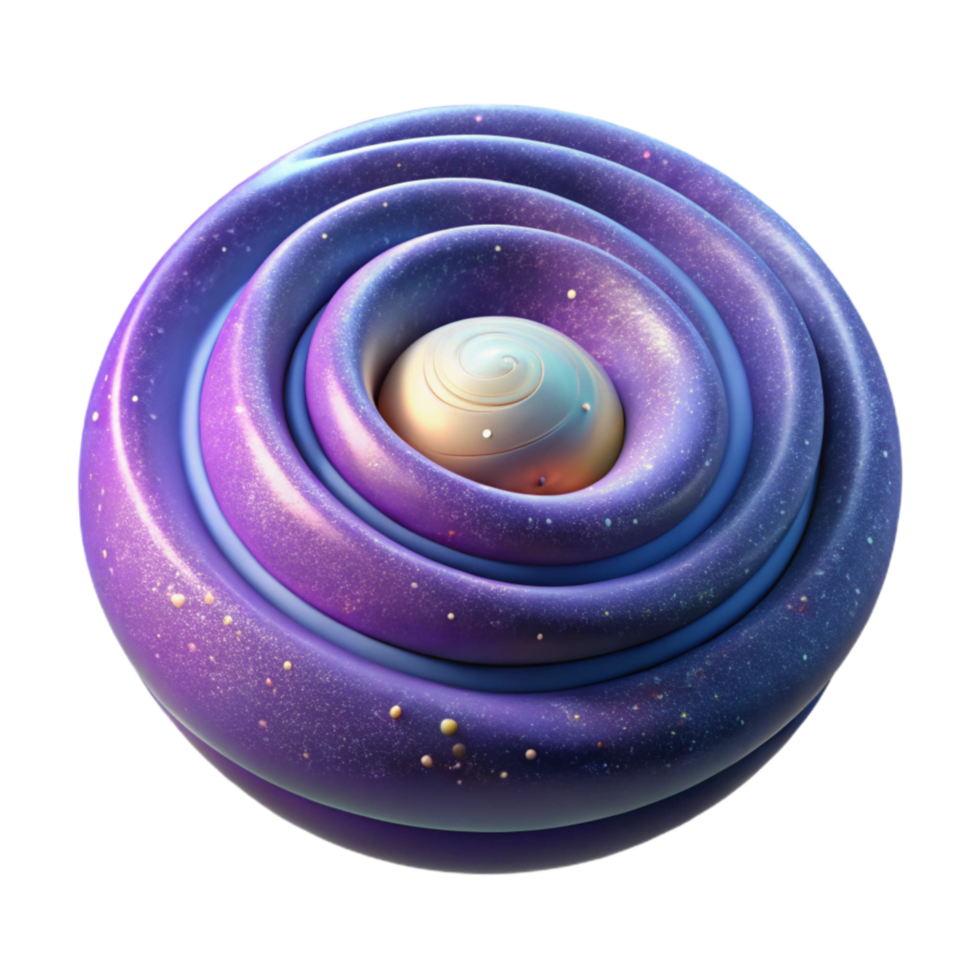 extraordinary rustic Spiral Galaxy Held by Invisible Force Cutout Element genuine png