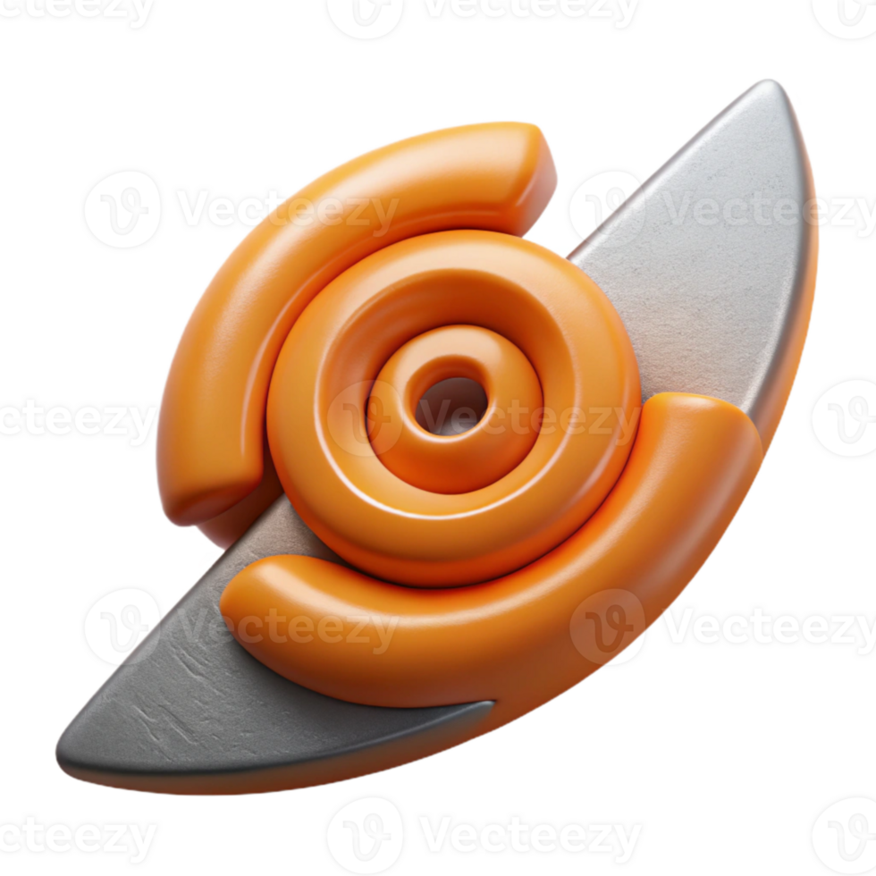 wonderful abstract Spiralizer Blade Close Up Cutout Transparent Background detailed png