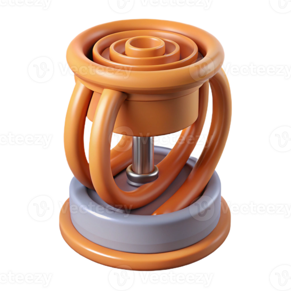 vibrant creative Spiralizer Front View Cutout Transparent Background high resolution png