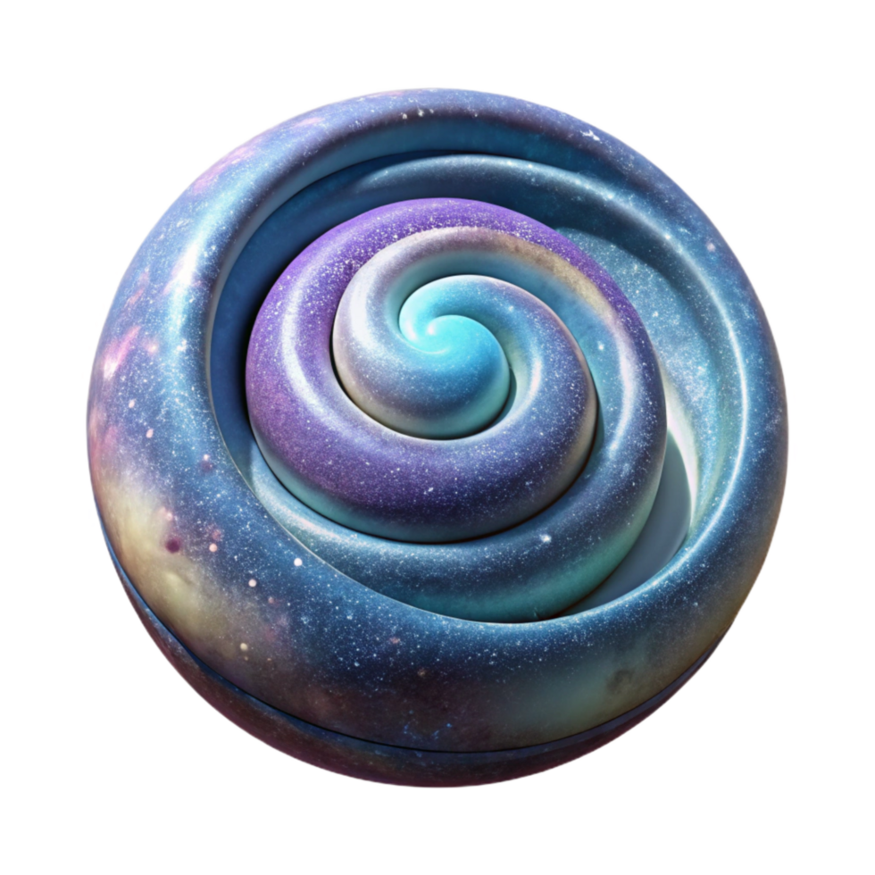 impressive contemporary Spiral Galaxy Vr Thought World Isolated Element professional png