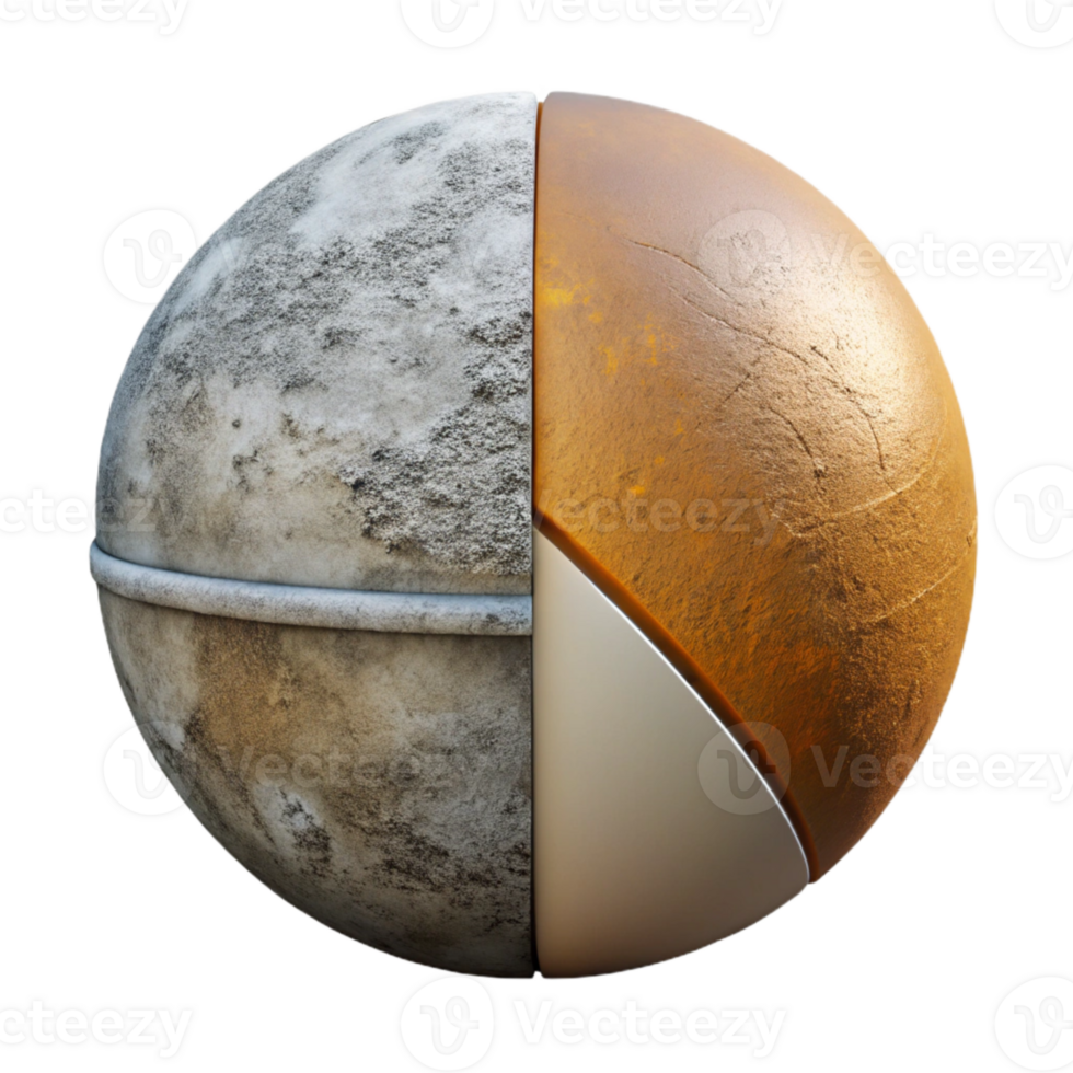magnificent creative Split Screen Showing Past and Present Transparent Background exclusive png