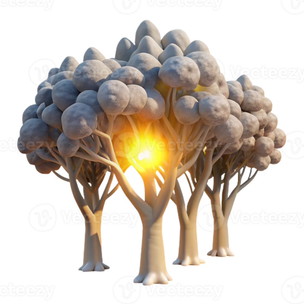 beautiful creative Sunlight Filtering Through Trees Transparent Background genuine png