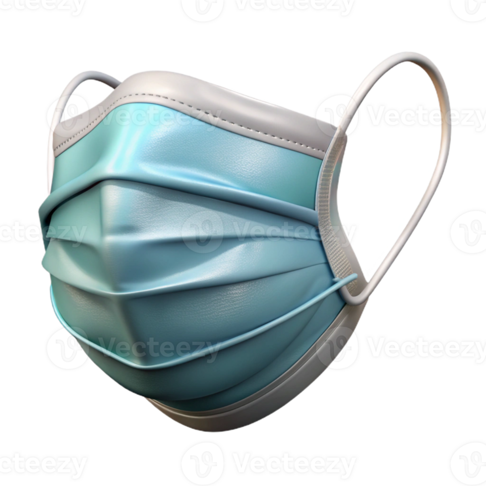 dramatic vintage Surgical Mask Front View Transparent Background original png