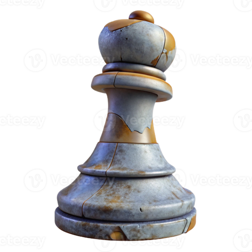 stunning abstract Surreal Chess Piece with Unique Design professional png