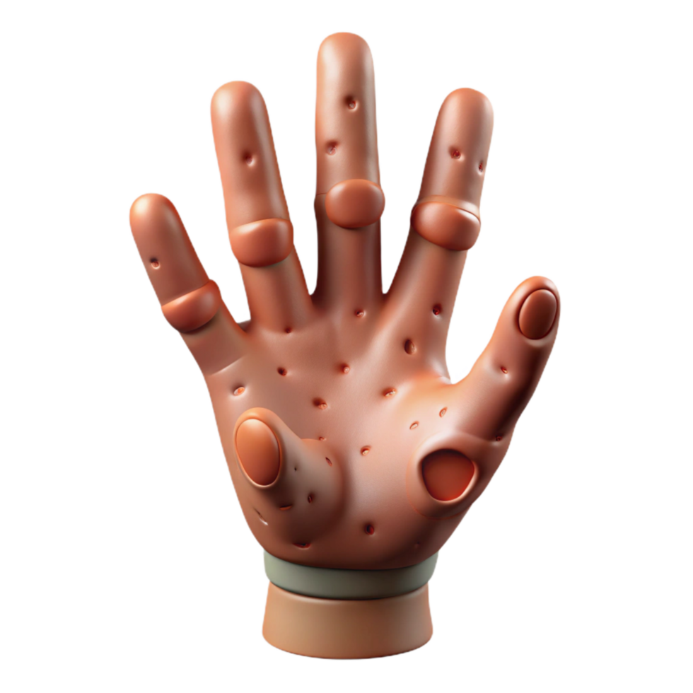 dramatic rustic Surreal Hand with Extended Fingers professional png