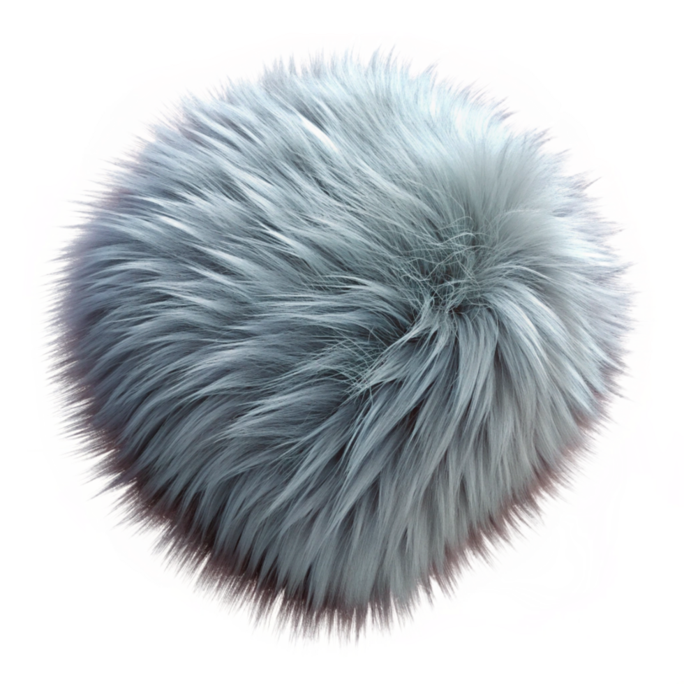 magnificent creative Synthetic Fur Soft Texture Isolated high quality png