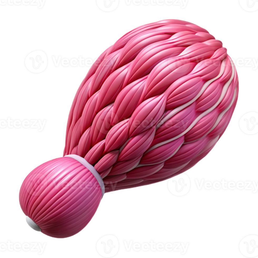 vibrant contemporary Synthetic Muscle Fiber Microscopic View Transparent Background high quality png