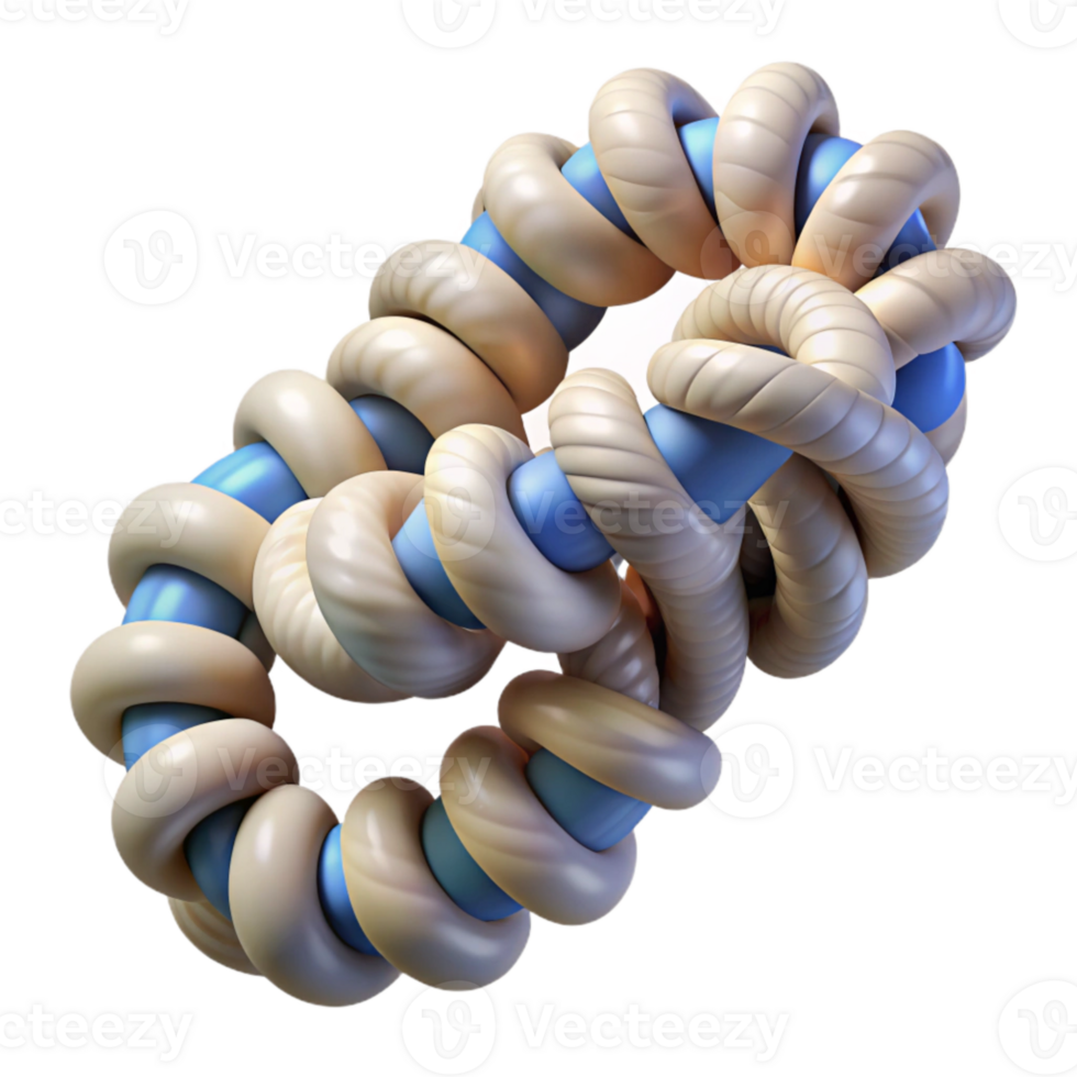 extraordinary modern Synthetic Protein Strand Helical Shape Cutout premium png
