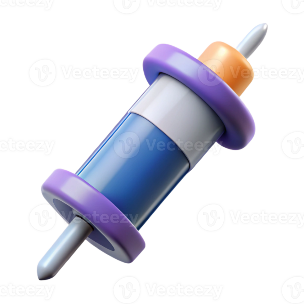 serene artistic Syringe Icon with Needle Transparent Isolated detailed png
