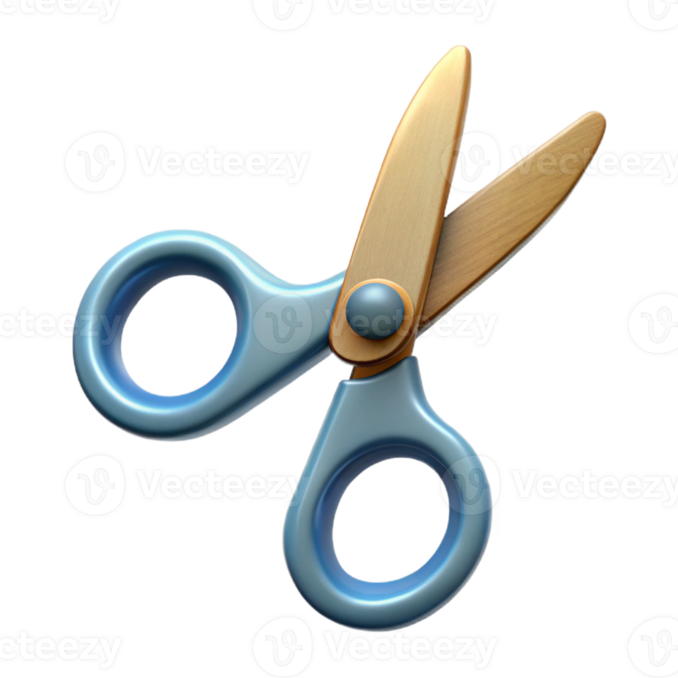 magnificent abstract Tailor Scissors Open Blades Cutout high resolution png