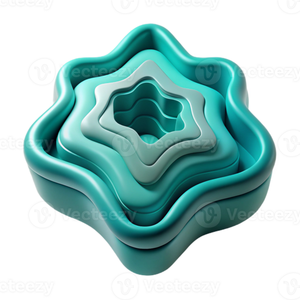 magnificent rustic Teal Abstract Data Flow Cutout Element png