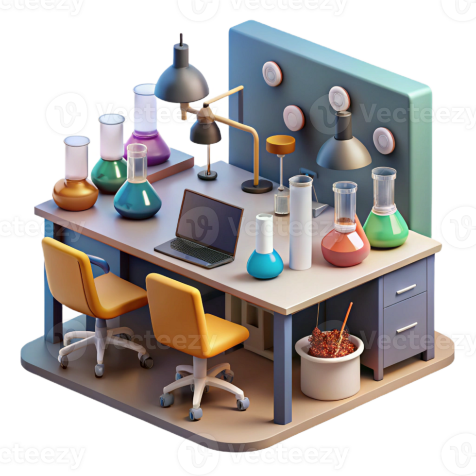magnificent traditional Team Collaboration in Modern Lab Isolated high resolution png