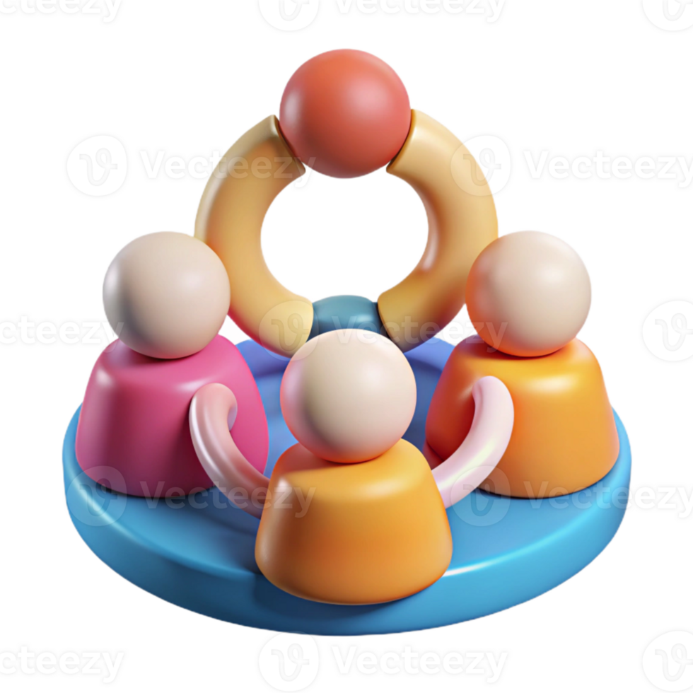 elegant classic Team Collaboration in Research Cutout high quality png
