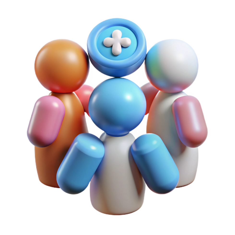 wonderful creative Teamwork in Medical Innovation Transparent png