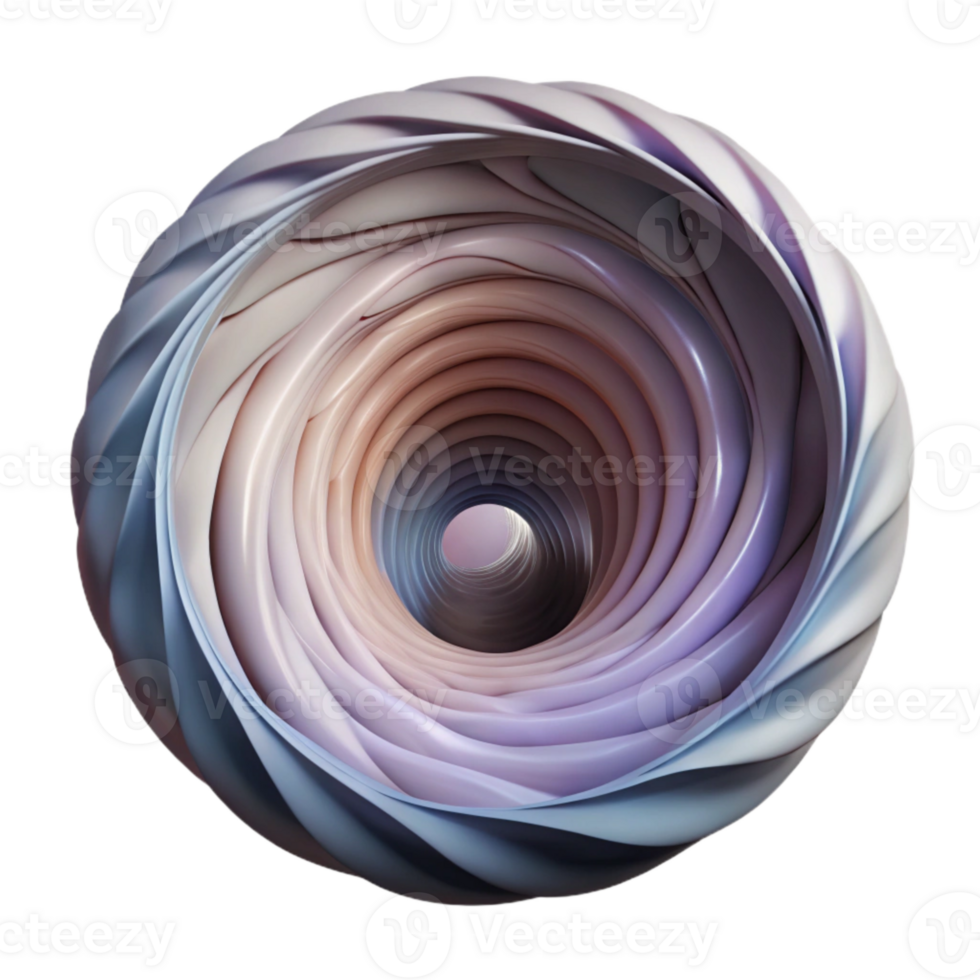 dramatic traditional Time Warp Tunnel Abstract Design Isolated Element genuine png