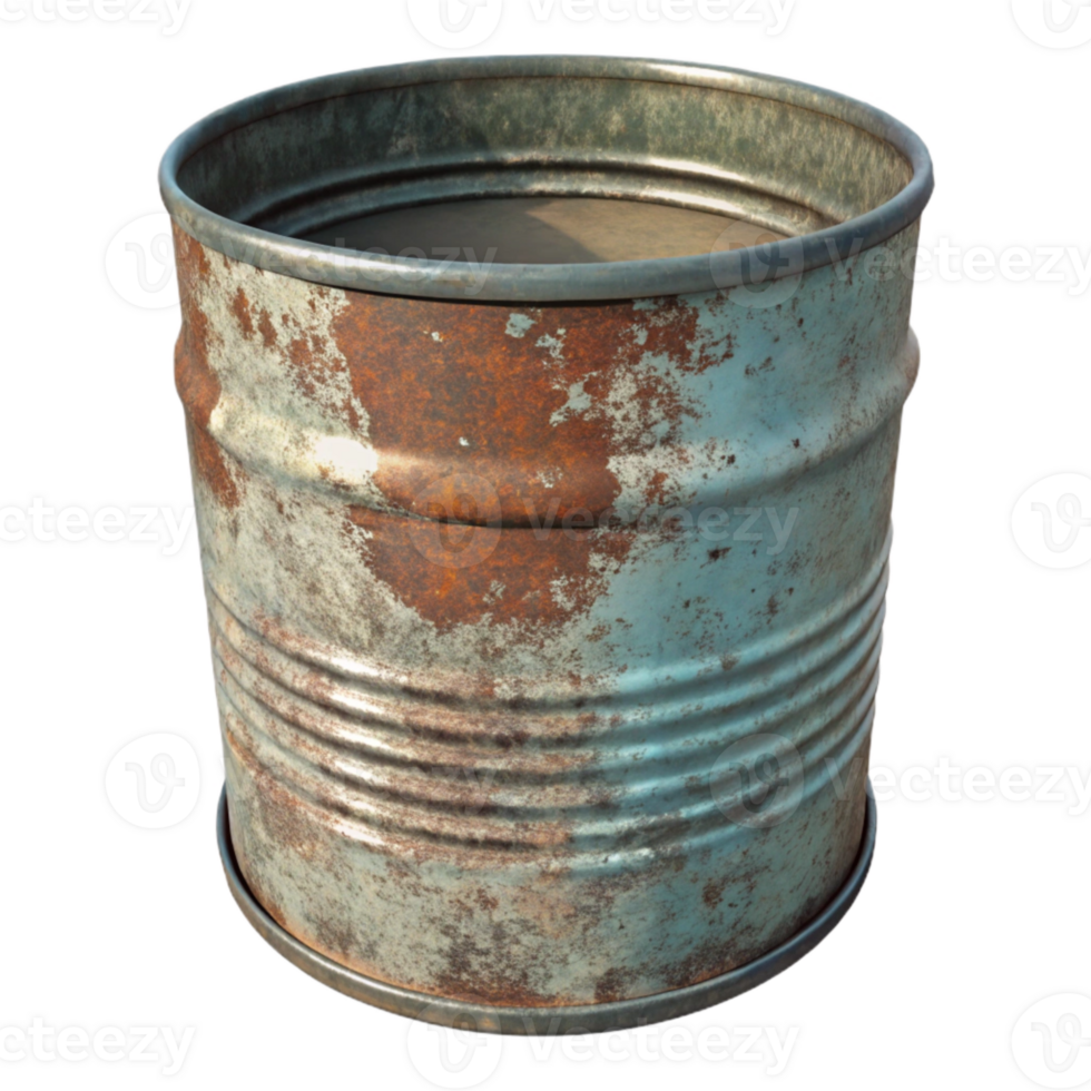 stunning contemporary Tin Can Planter Side View Cutout png