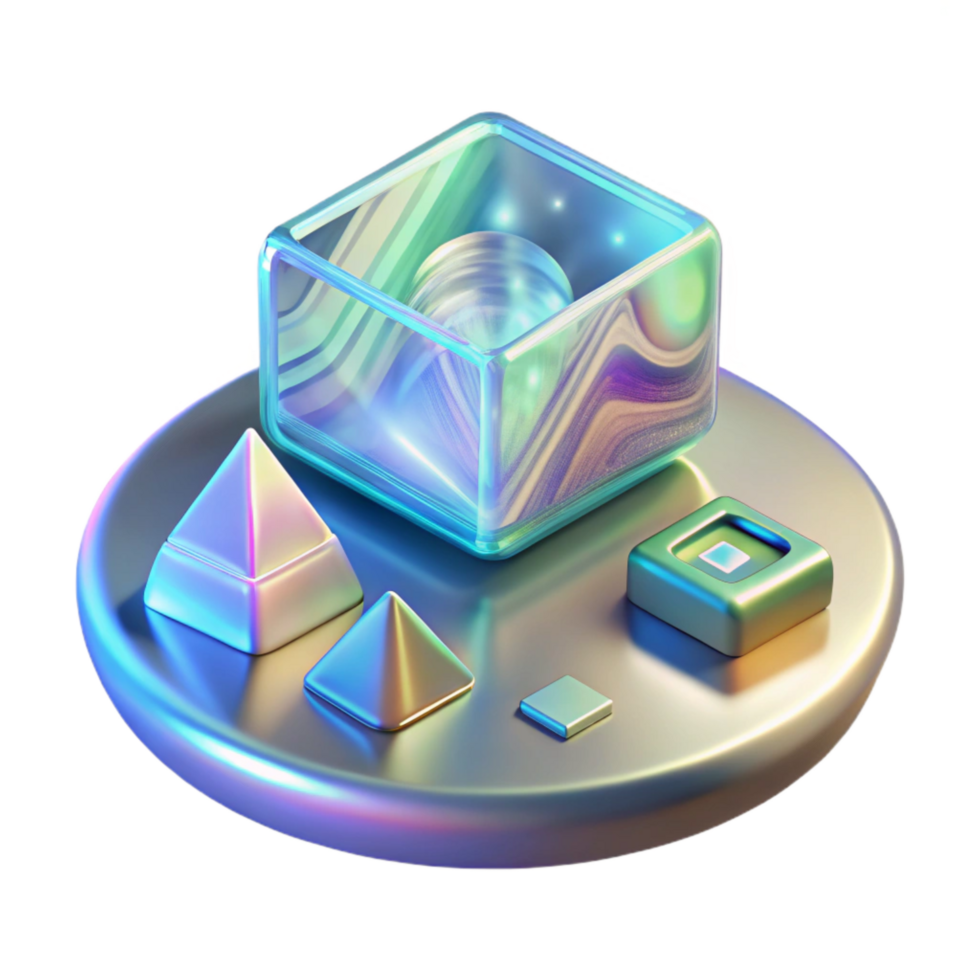 vibrant rustic Transferring Memories to Hologram Transparent Background png