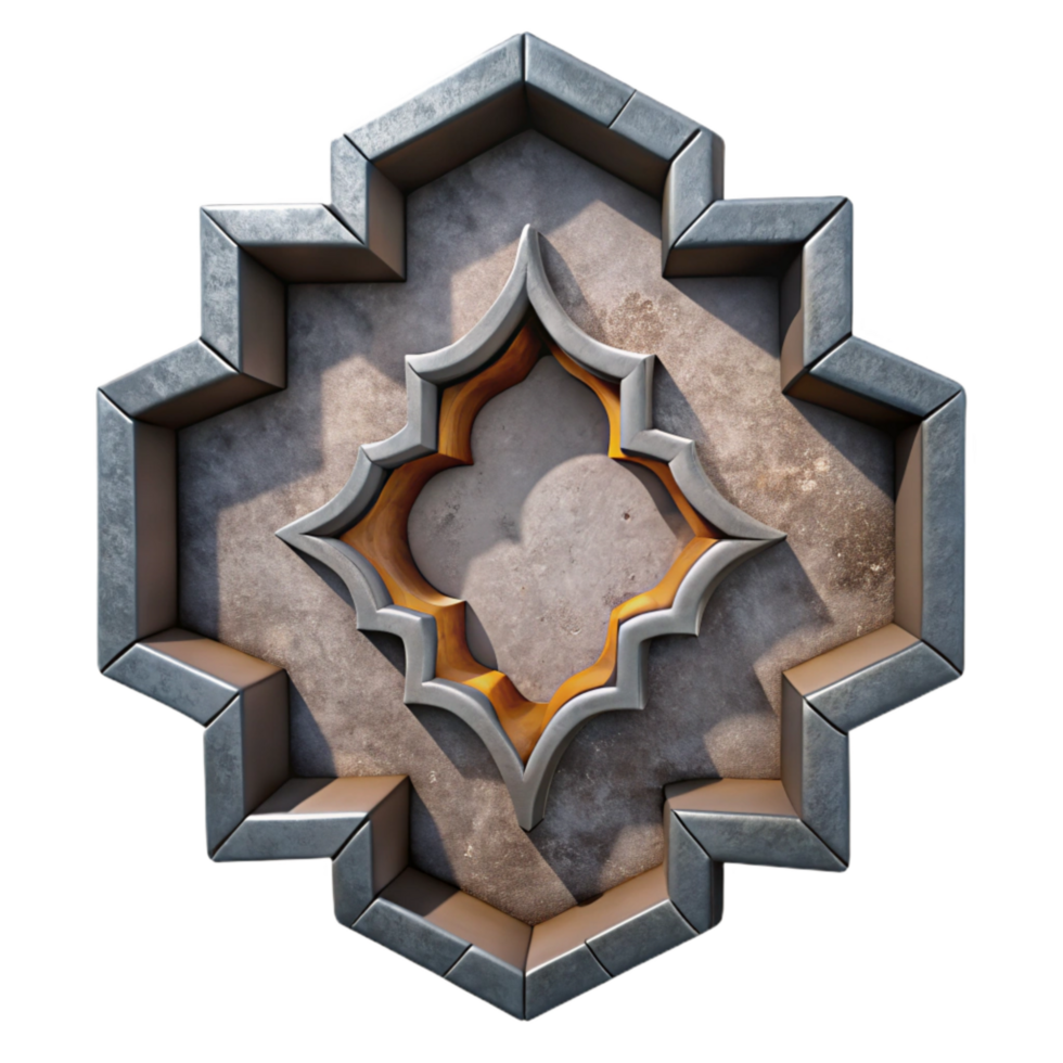 beautiful classic Transforming Wall Cutout with Texture high quality png