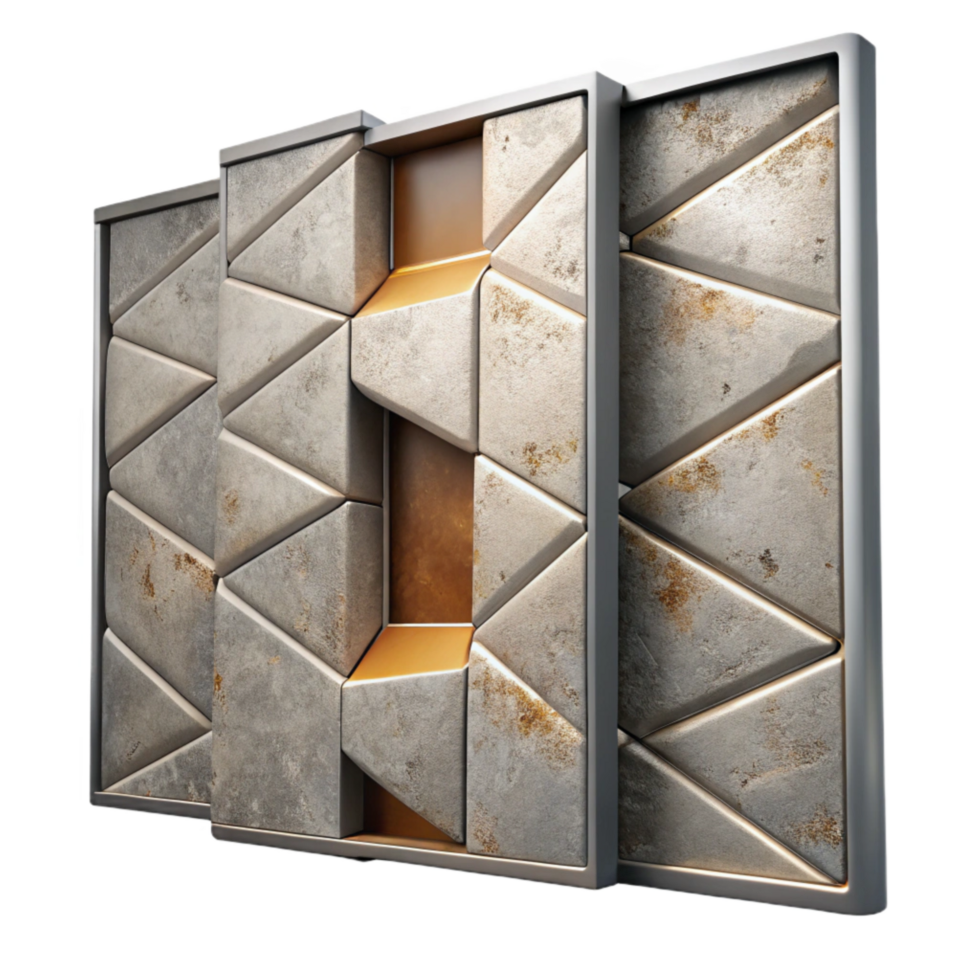 wonderful artistic Transforming Wall Panel Cutout Perspective View high resolution png