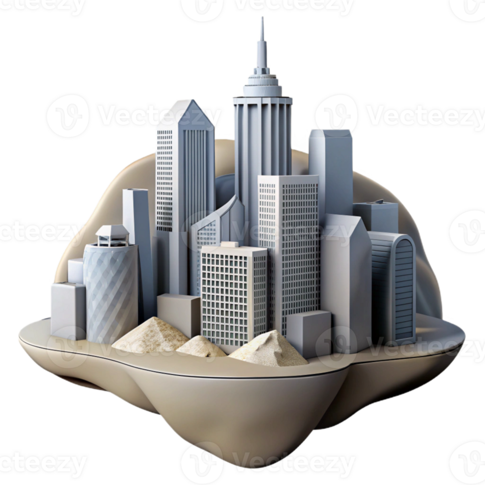 extraordinary traditional Urban Landscape Skyscraper Silhouette Cutout original png
