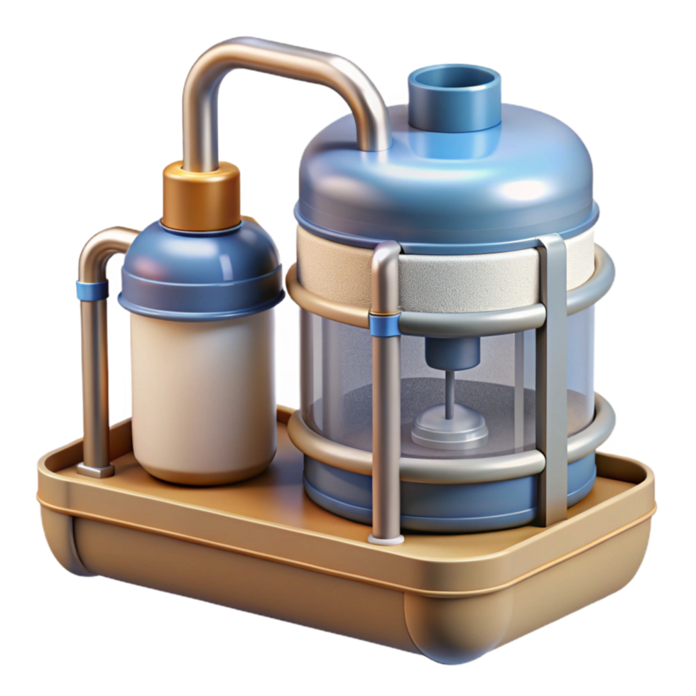 extraordinary rustic Water Purification System Diagram Isolated Element genuine png