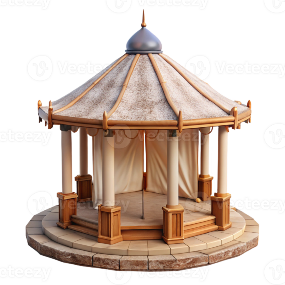 impressive creative Weather Responsive Pavilion Transparent Background high quality png
