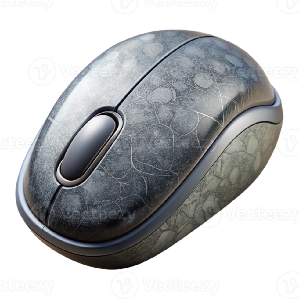 dramatic minimalist Wireless Mouse Ergonomic Design Isolated on Transparent Background professional png