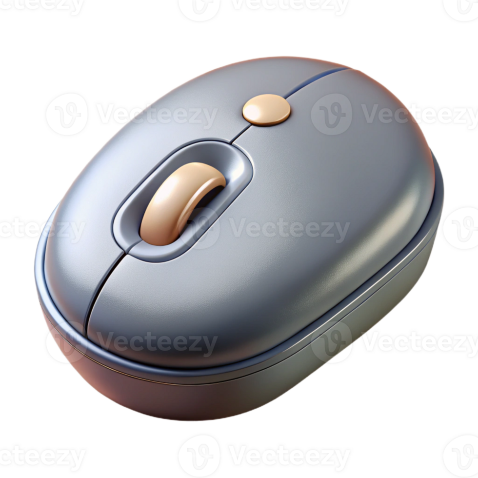 vibrant vintage Wireless Mouse Optical Sensor Visible Transparent Background original png