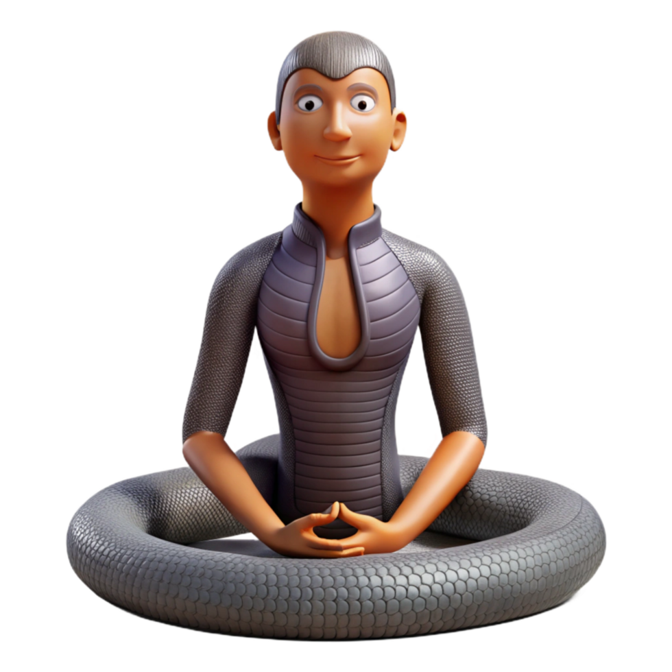 magnificent modern Yoga Pose Cobra Pose Isolated genuine png