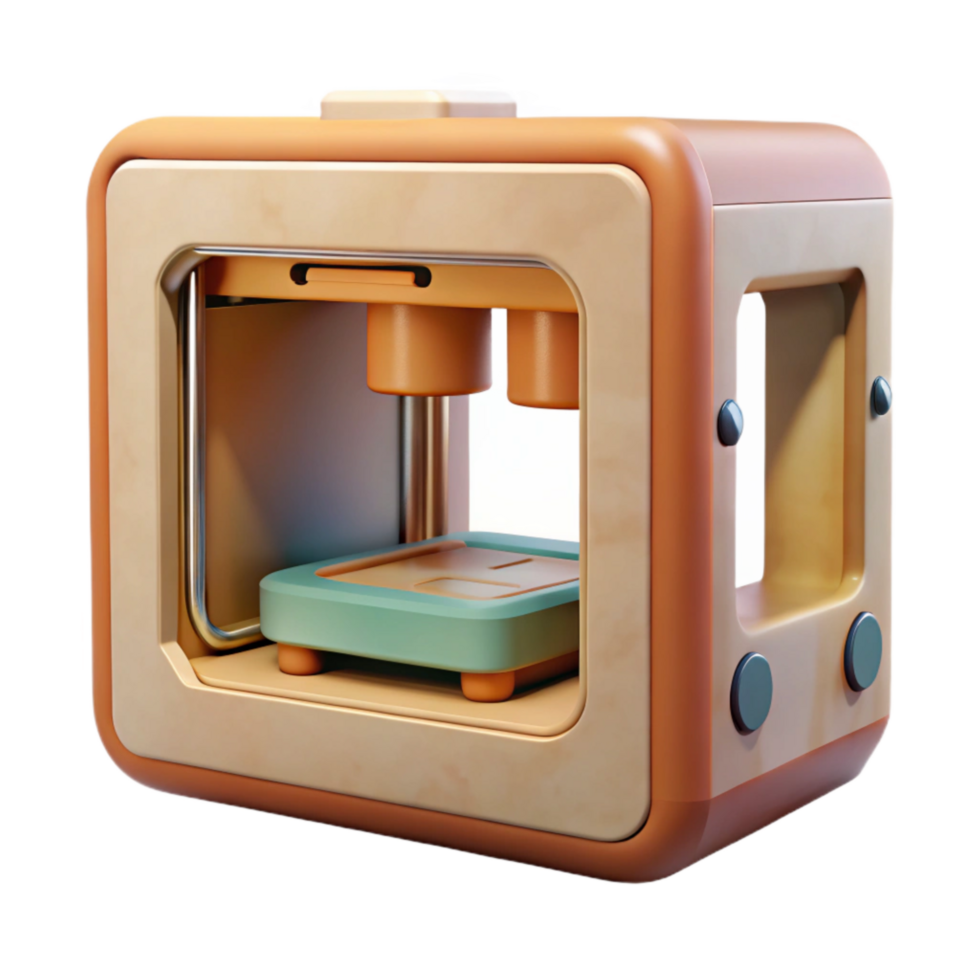 serene creative Zero Gravity 3d Printer Cutout authentic png