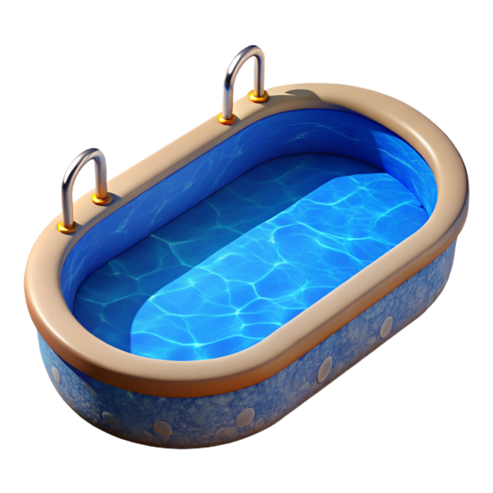 wonderful rustic Zero Gravity Swimming Pool Cutout with Blue Water premium png