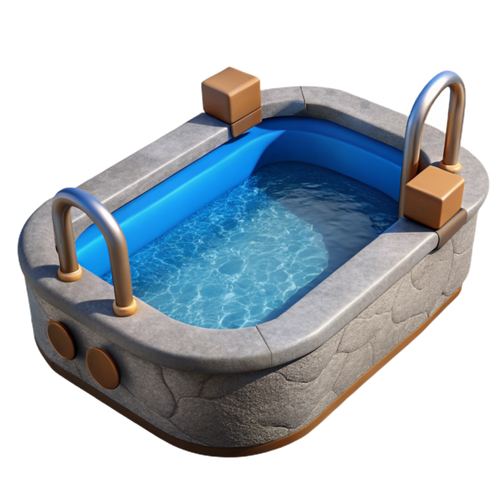 beautiful creative Zero Gravity Swimming Pool Cutout with Blue Water exclusive png