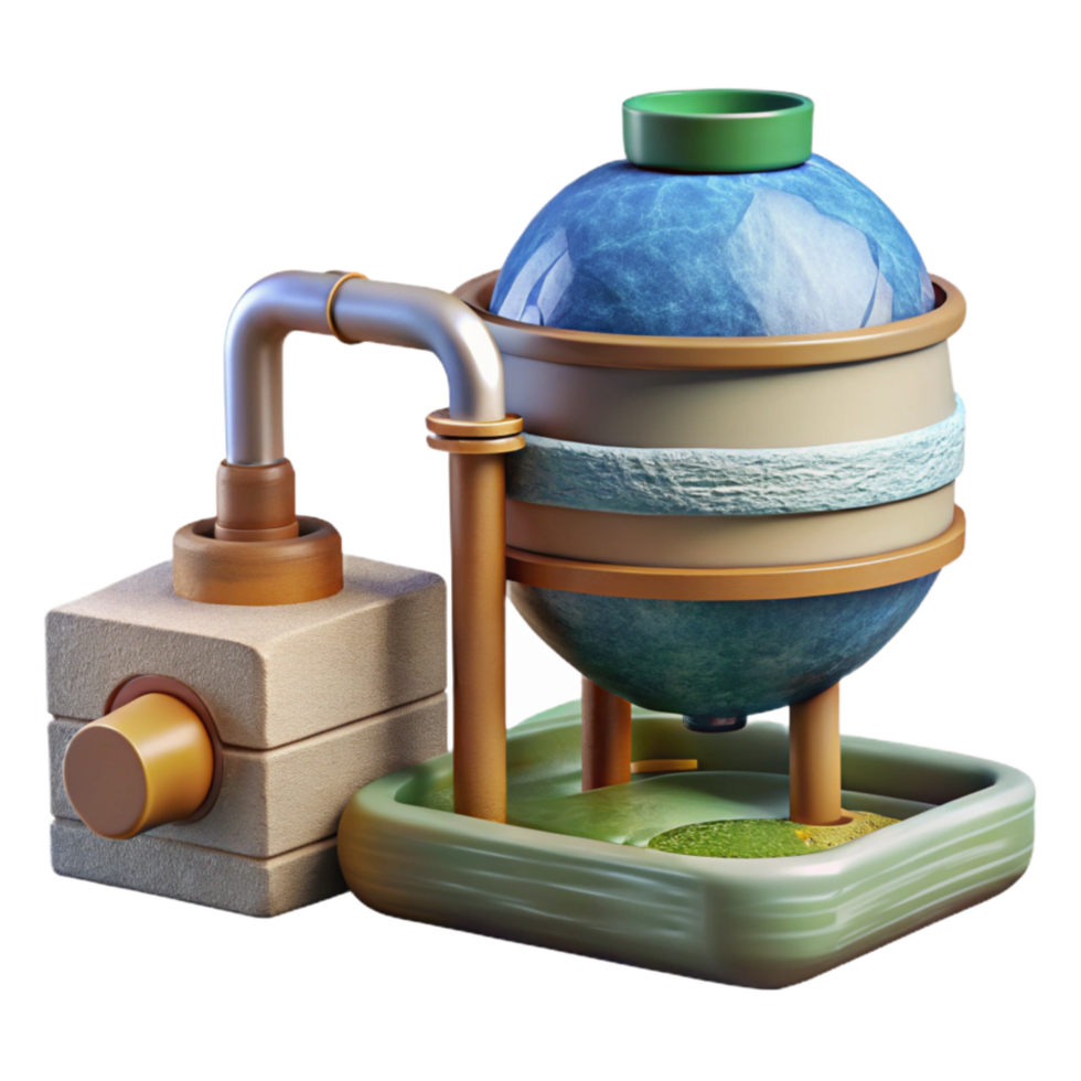 extraordinary vintage Zero Gravity Water Recycling System Cutout premium png