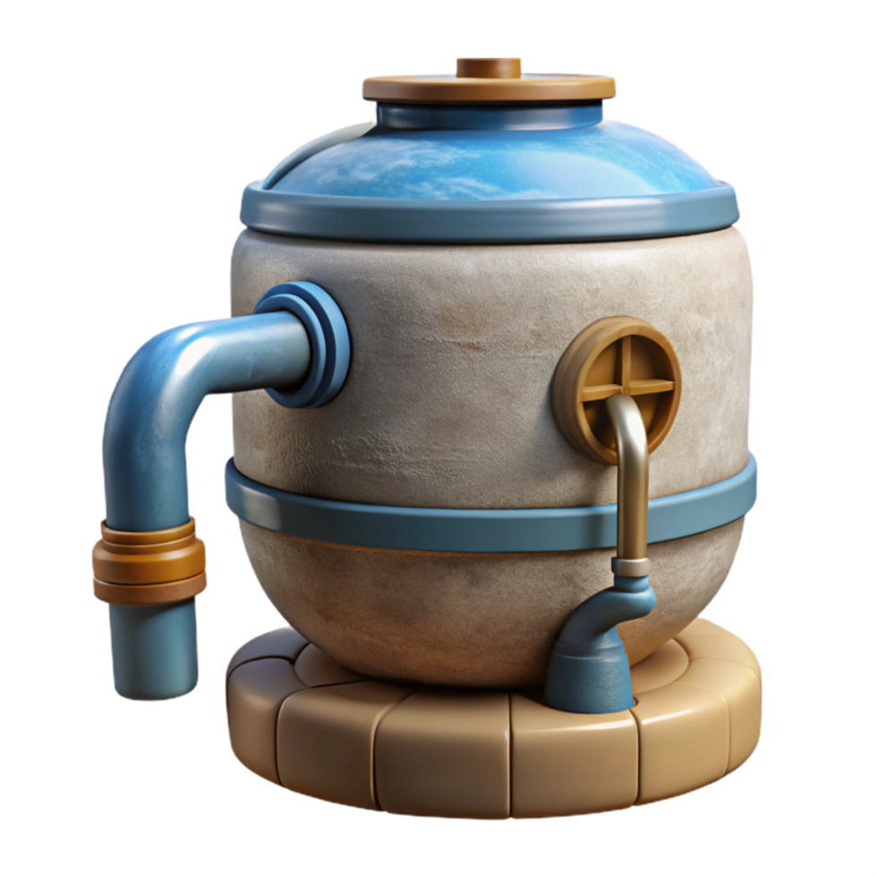 vibrant rustic Zero Gravity Water Recycling System Cutout genuine png