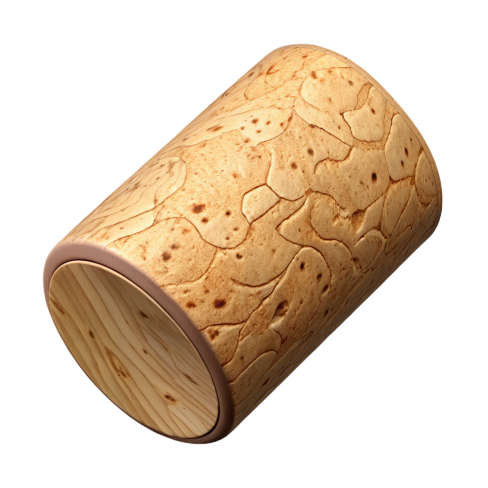 magnificent creative Zero Gravity Wine Cork Wood Texture Isolated authentic png