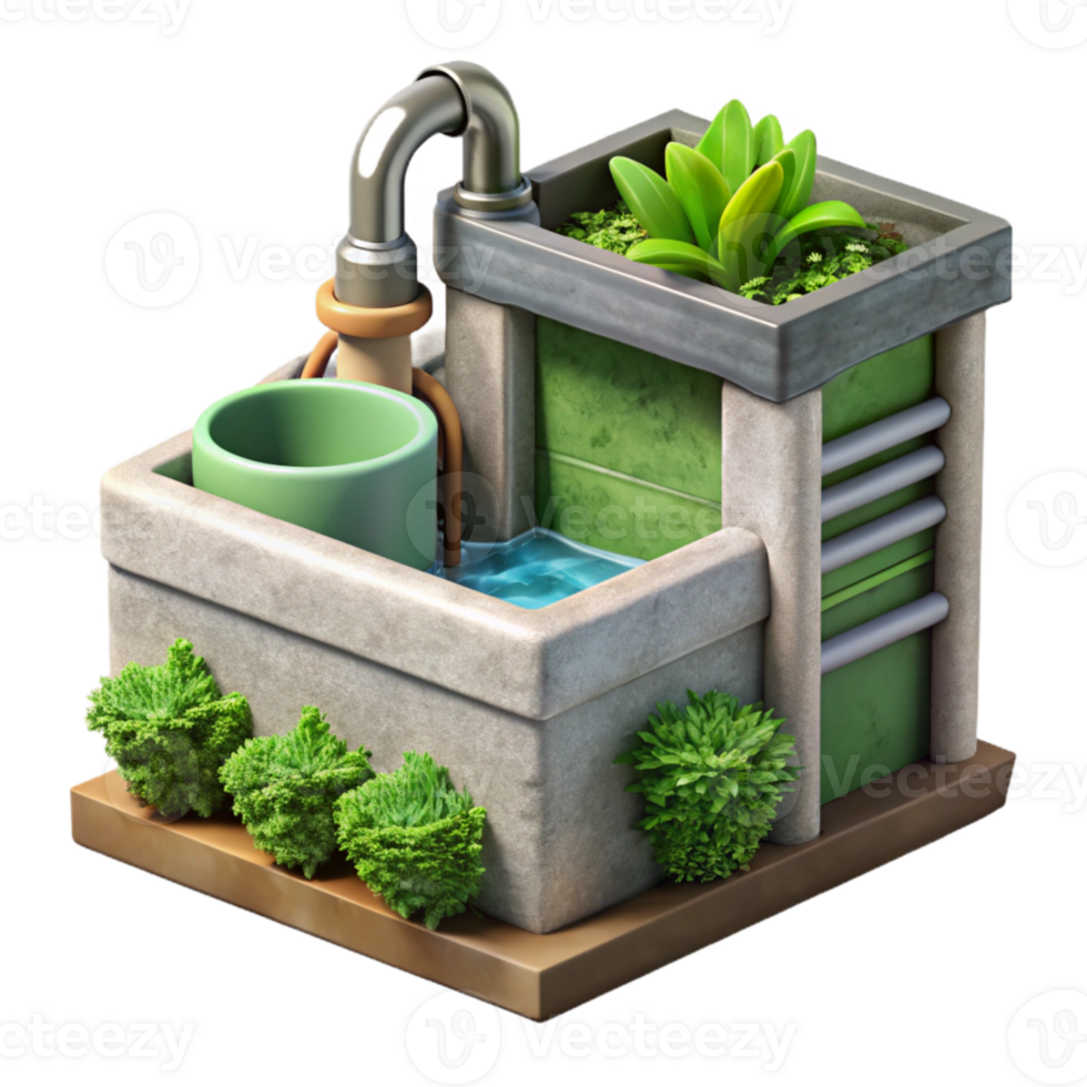 wonderful modern Self Watering Vertical Garden Cutout Reservoir Detail genuine png