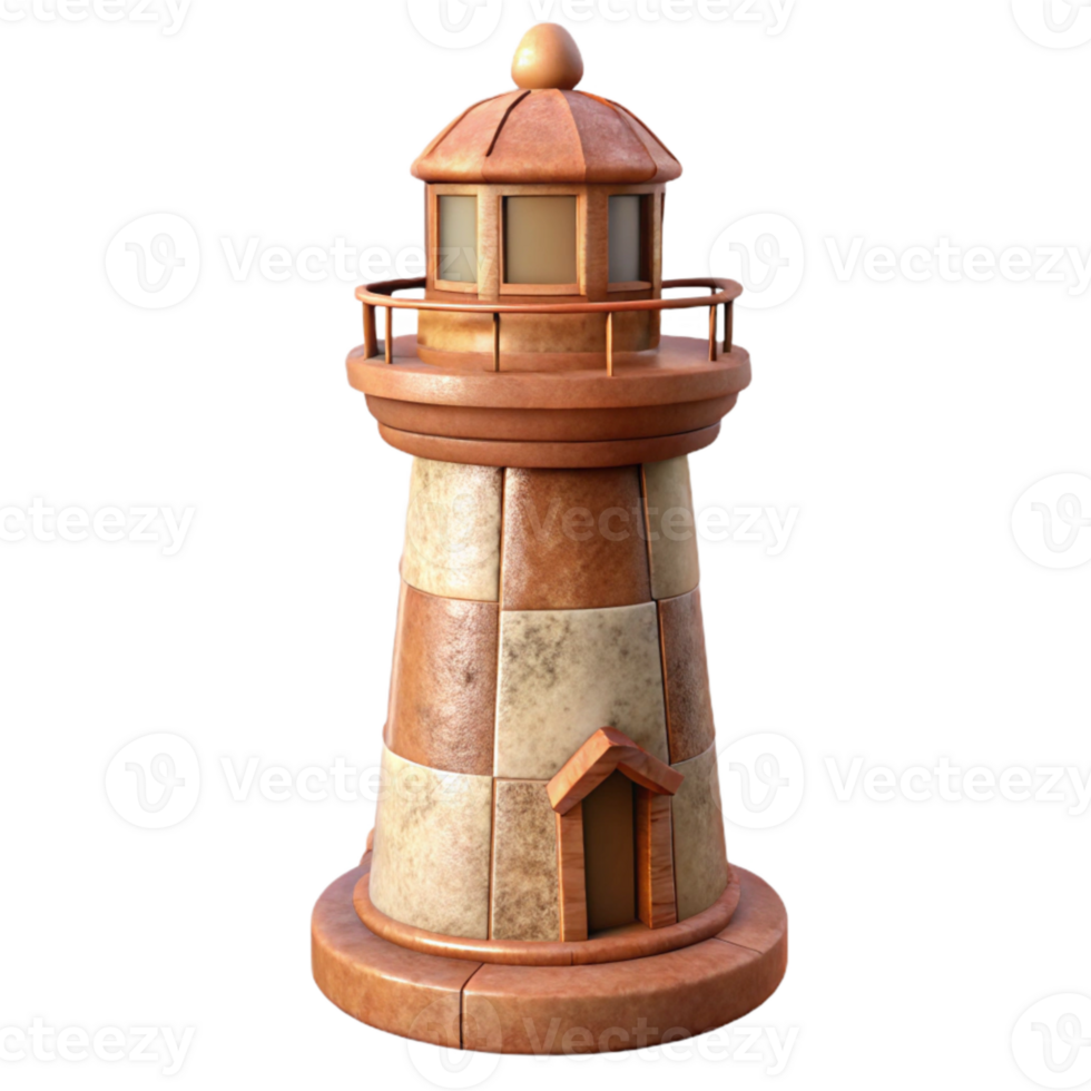 stunning abstract Sepia Toned Lighthouse Transparent Background genuine png
