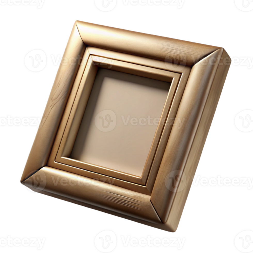 stunning vintage Sepia Toned Photograph Frame Isolated on Transparent Background png