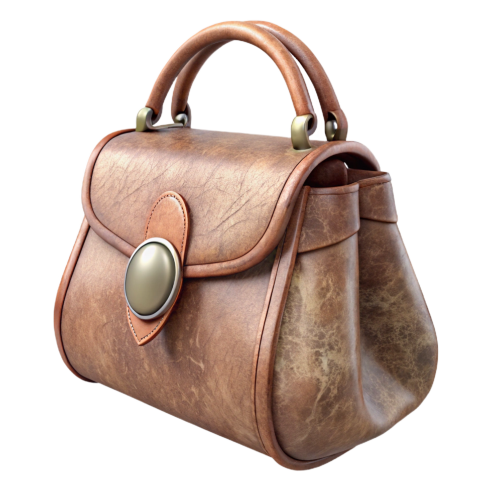 extraordinary traditional Sepia Toned Vintage Handbag Transparent Background authentic png