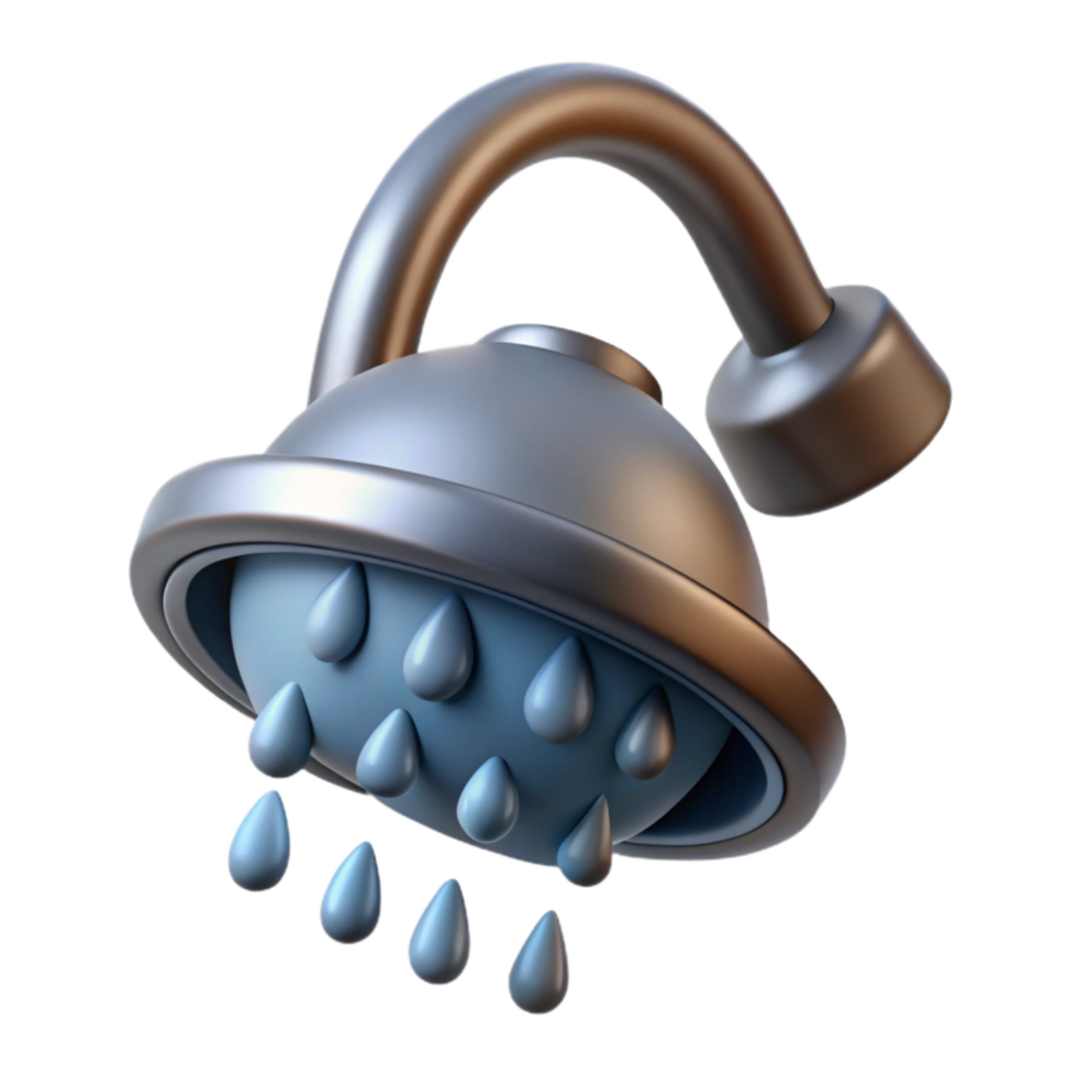 impressive rustic Shower Head Rainfall Style Cutout authentic png