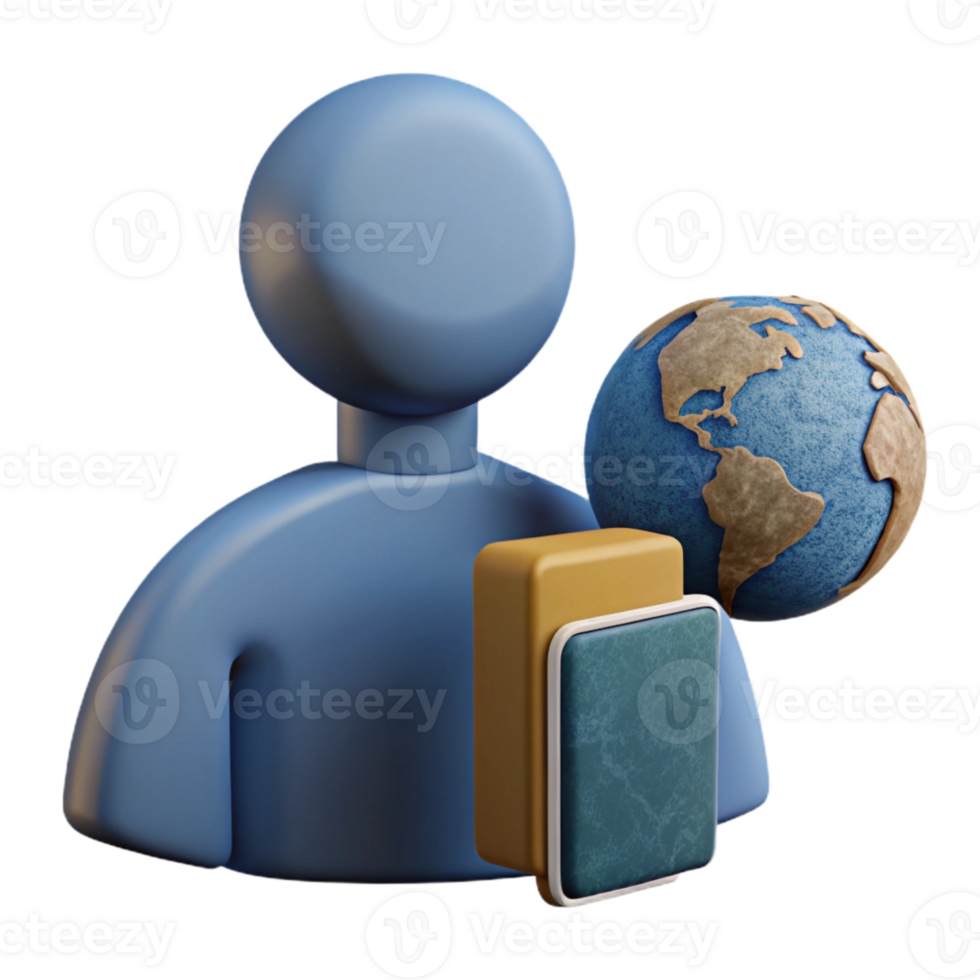 extraordinary vintage Silhouette of Person Learning Cutout professional png