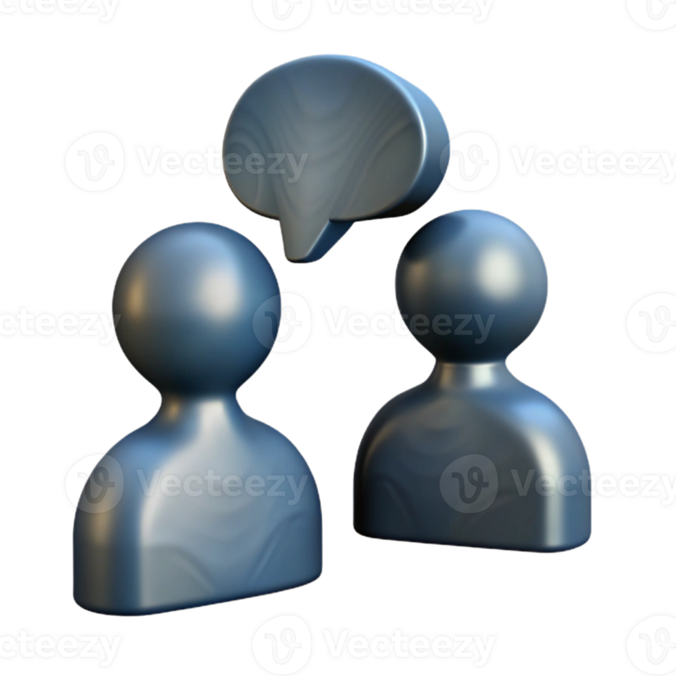 magnificent minimalist Silhouette of Two People Communicating Cutout premium png